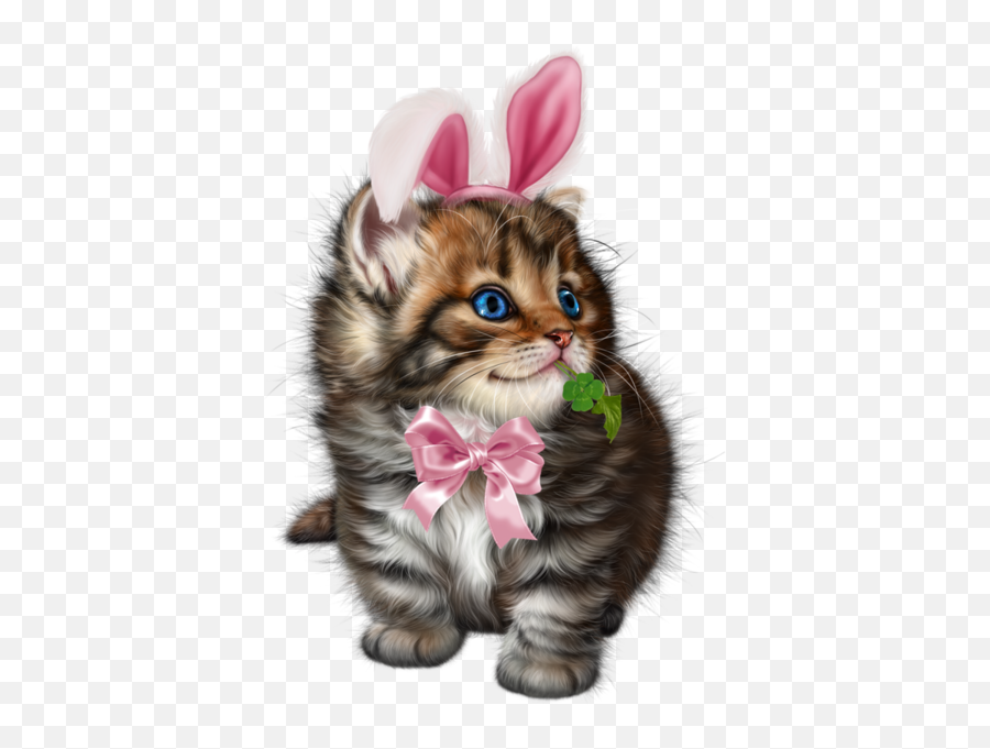 Easter Kitty Png Official Psds - Easter Cats,Kitty Png