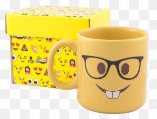 Caneca - Divertida Emoji Nerd Caneca Emoji Png,Nerd Emoji Png