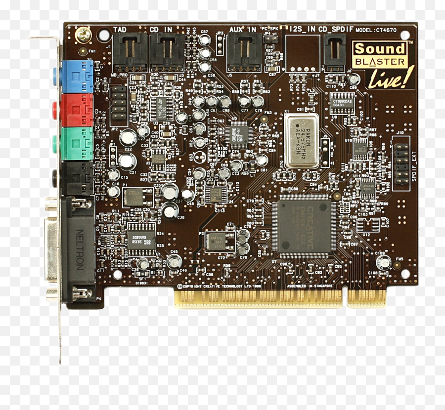 Sound Card - Wikipedia Sound Card Used Png,Motherboard Png