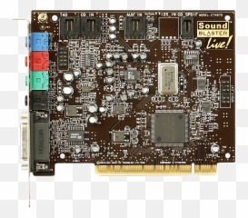 Sound Card - Wikipedia Sound Card Used Png,Motherboard Png