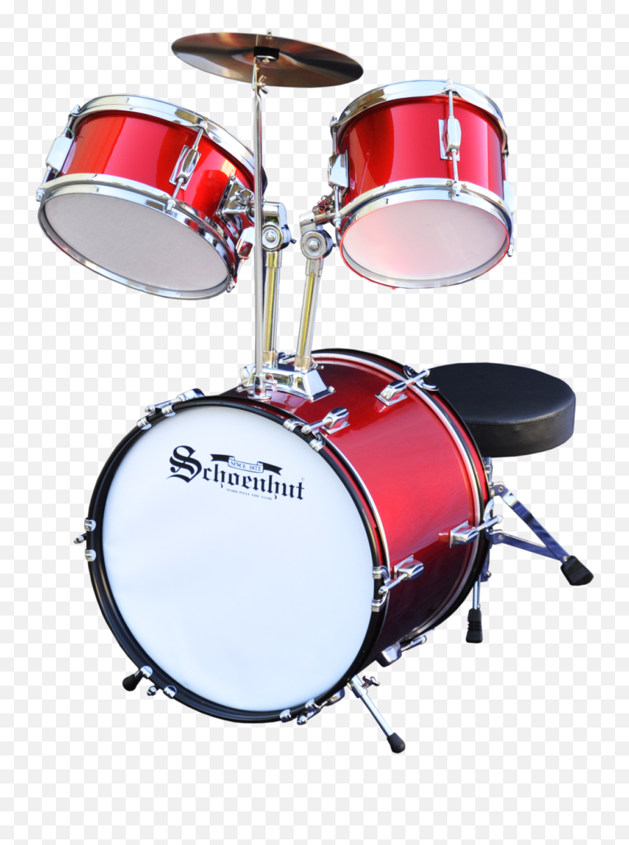 Schoenhut 5 - Piece Drum Set Red U2014 Shop Music Express Png,Drum Set Png