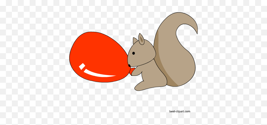 Free Balloon Clip Art Images Color And Black White - Fox Squirrel Png,Squirrel Clipart Png
