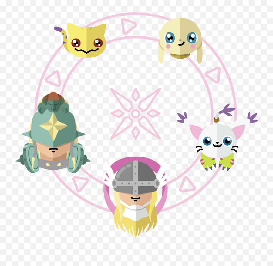 Enter The Digital World Digimon Crests Adventure - Gatomon Emblema Png,Agumon Png