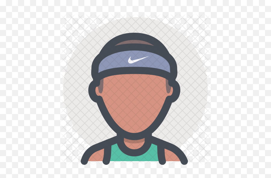 Athlete Icon Of Colored Outline Style - Clip Art Png,Athlete Png