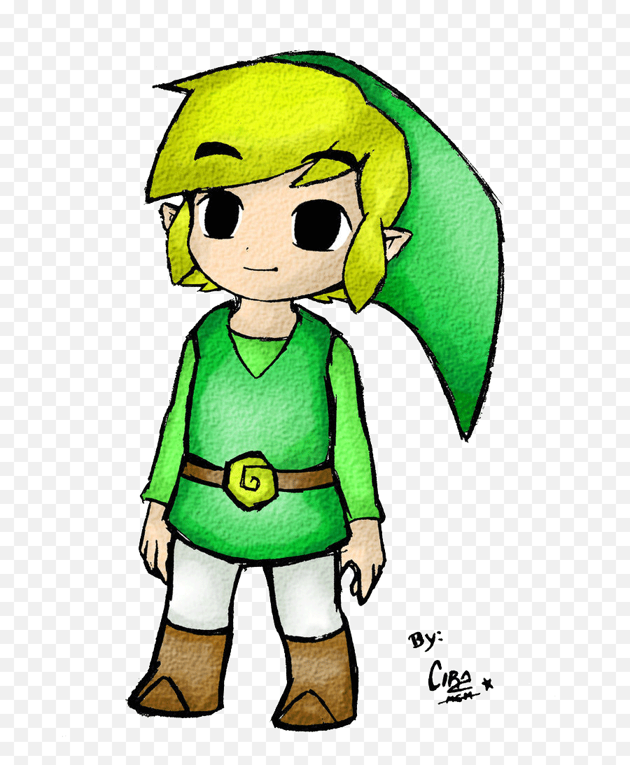 Download Hd Drawing Toon Link - Drawing Transparent Link Drawing Png,Toon Link Png