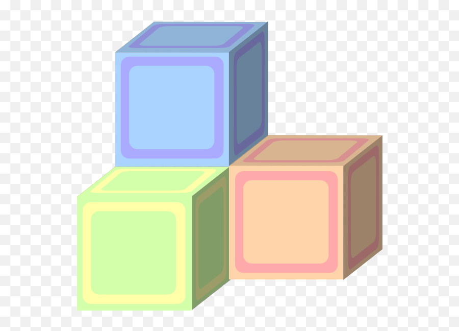 Baby Blocks Clipart Png Transparent - Baby Building Blocks Clipart,Abc Blocks Png