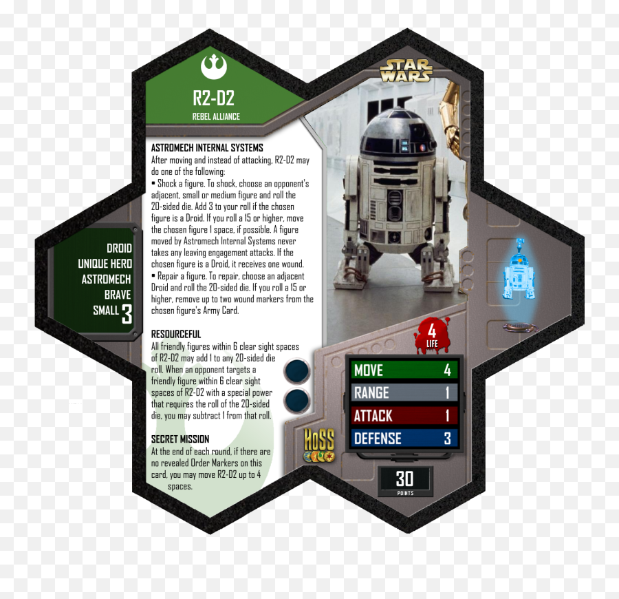 The Holocron Of R2 - Star Wars Heroscape Cards Png,R2d2 Transparent