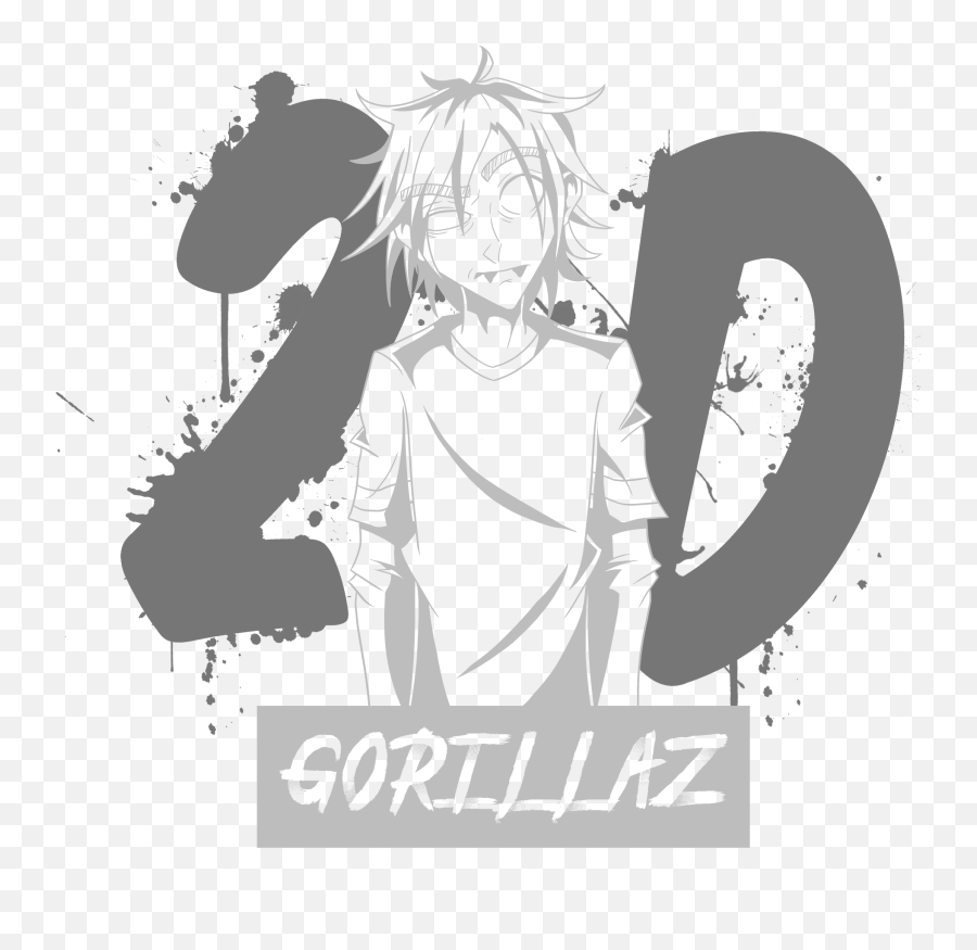 Juzaan - Gorillaz Buy It Here Fictional Character Png,Gorillaz Logo Png