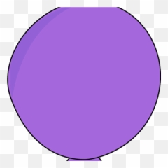 Single Balloon Clipart - Purple png