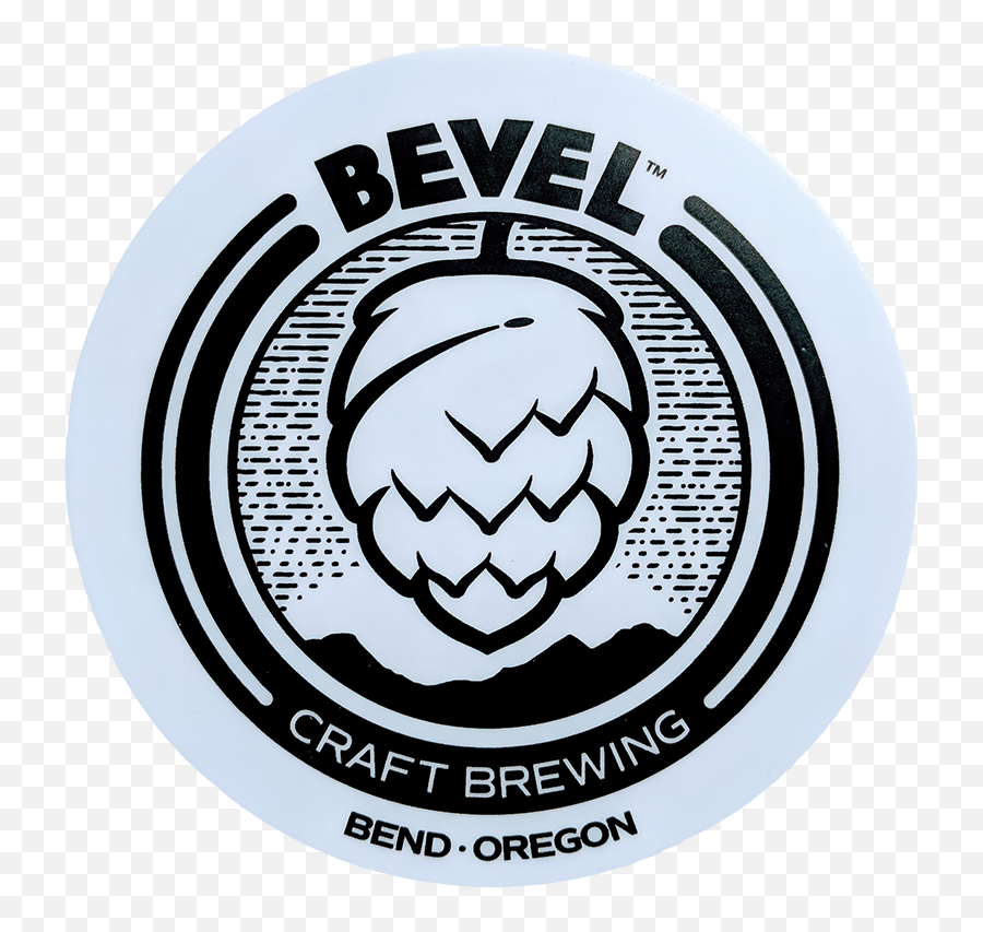 Bevel Round Logo Sticker 6 - Bevel Brewing Png,Round Logo