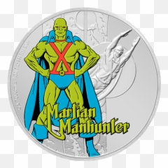 Martian Manhunter 1oz Silver Coin - Martian Manhunter Png,Martian Manhunter Png