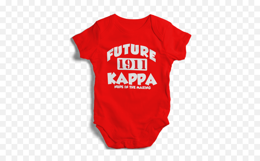 Baby Kappa Alpha Psi Onesie - Future Sigma Gamma Rho Short Sleeve Png,Kappa Face Png