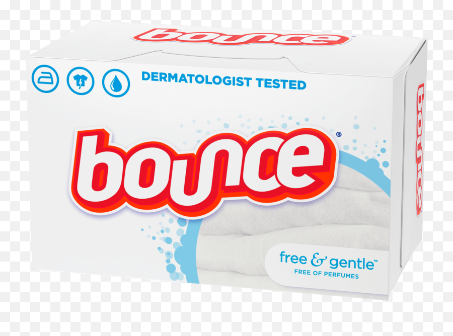 Bounce Dryer Sheets For Sensitive Skin Free U0026 Gentle - Bounce Dryer Sheets Png,Hypoallergenic Icon