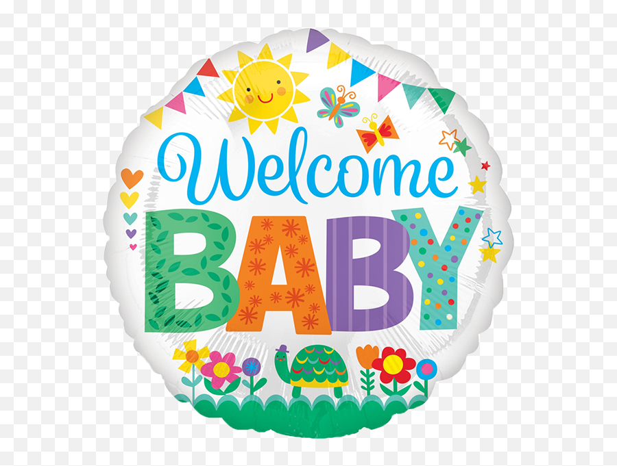 Download Welcome Baby Icon Balloon Png - Zlate Balony Welcome Home Boy,Welcome Icon Png