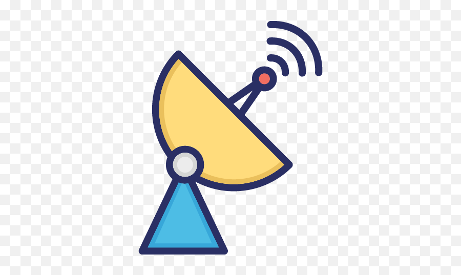 Free Antenna Satellite Color - Vertical Png,Radar Icon Vector