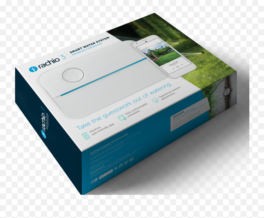 Rachio Smart Sprinkler Controller - Cardboard Packaging Png,Rachio Icon