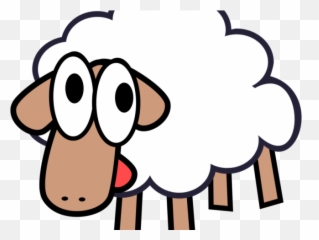 Lamb Clipart Barnyard Animal - Cartoon Transparent Sheep Png