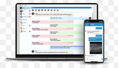 Secure Instant Messaging App For Business - Brosix Inter Team Chat Tool png