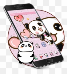 Pink Cartoon Cute Panda Wallpaper U2013 Apps No Google Play - Girly png