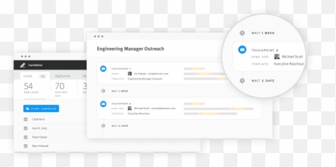 Recruiting Software For More Hiring Less Time Lever - Dot png