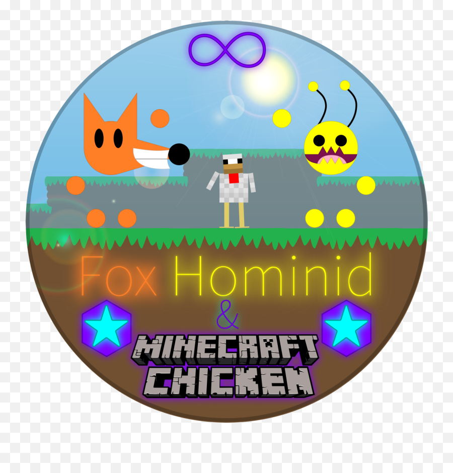 Fox Hominid Minecraft Chicken - Circle Png,Minecraft Chicken Png