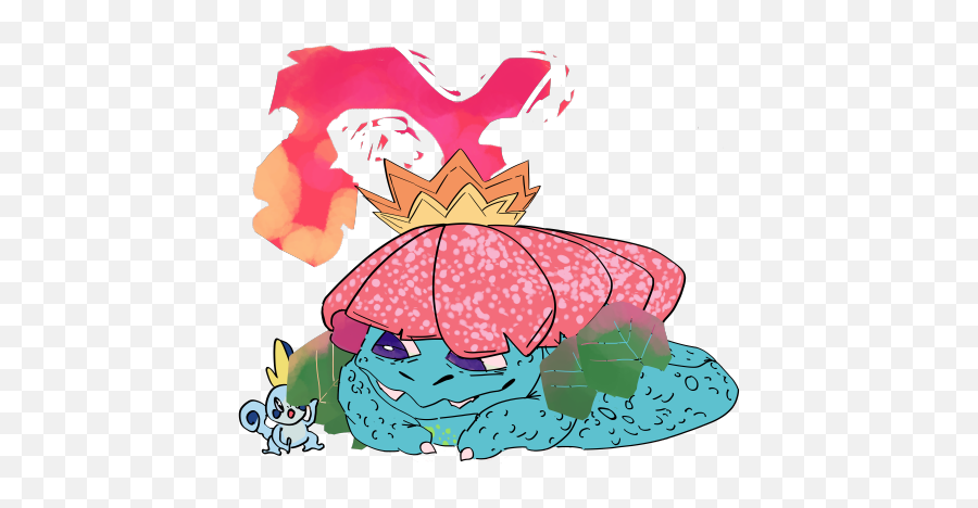 Gigantamax Venusaur Explore Tumblr Posts And Blogs Tumgir - Cartoon Png,Venusaur Png