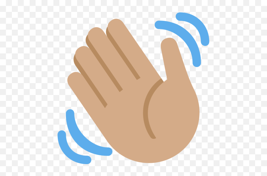 Waving Hand Sign Tone 3 Emoji - Download For Free U2013 Iconduck Hand Wave Emoji Png,Hand Waving Icon