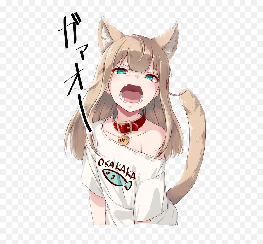 Neko Girl Triste Anime Kawaii - Neko Girl Anime Png,Neko Girl Icon