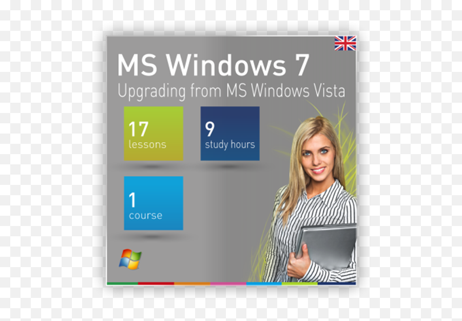 Ms Windows 7 Upgrading From Vista Elearning Gopas - Happy Png,Vista Taskbar Icon