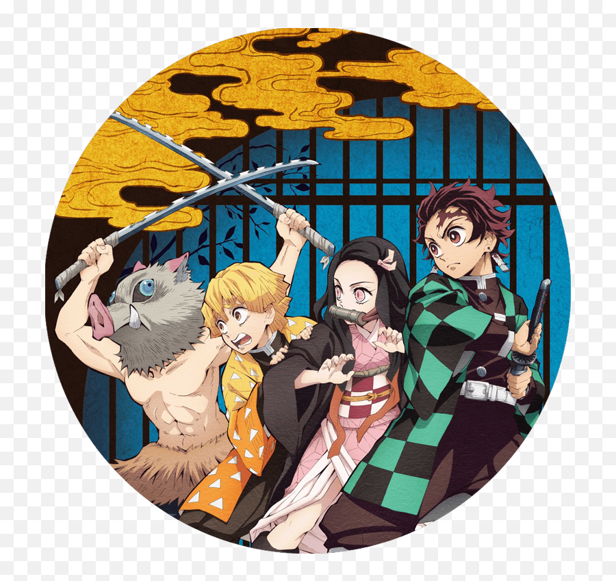 Przypinka Demon Slayer Kimetsu No Yaiba Do Wyboru - Zenitsu Nezuko And Tanjiro Cosplay Png,Elfen Lied Folder Icon