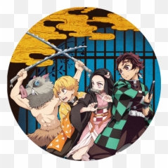 Przypinka Demon Slayer Kimetsu No Yaiba Do Wyboru - Zenitsu Nezuko And Tanjiro Cosplay png