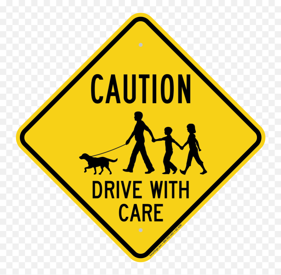Caution Drive With Care Warning Sign K24287 Spca Png Icon Transparent