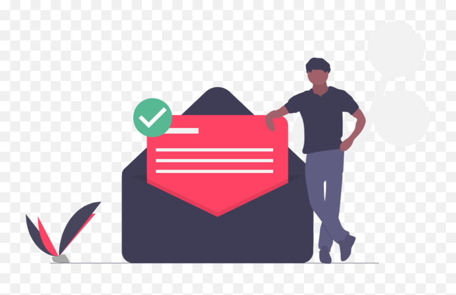 Email Templates For Professional Associations - Email Verify Illustrations Svg Png,Catch Attention Icon