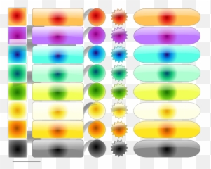 Glossy Buttons Set Png Svg Clip Art For Web - Download Art