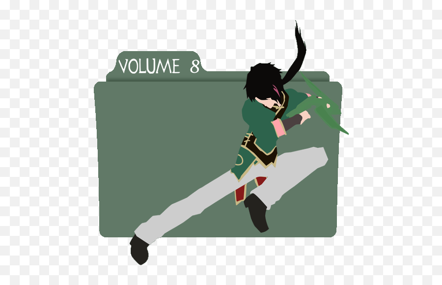 I Made A New Set Of Rwby Folder Icons For Volumes 5 - 8 Fictional Character Png,Wallpaper Folder Icon