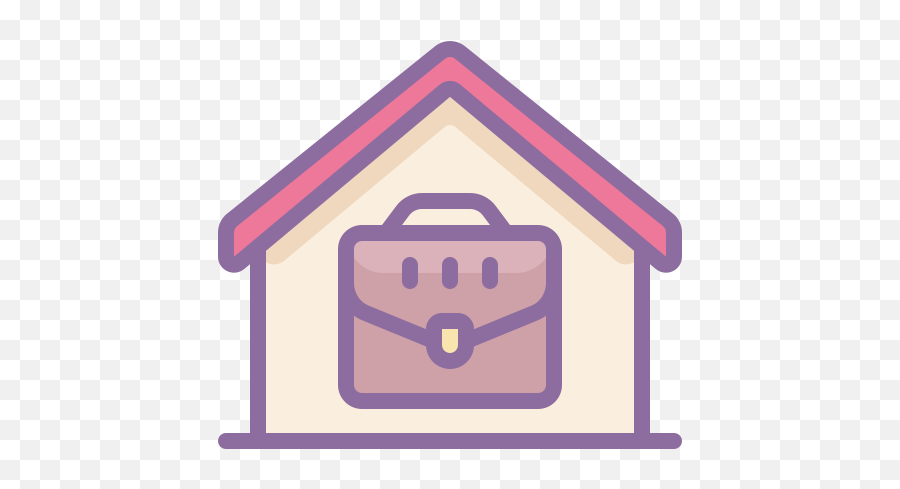 Work From Home Icon In Cute Color Style - Dog Supply Png,Work At Home Icon