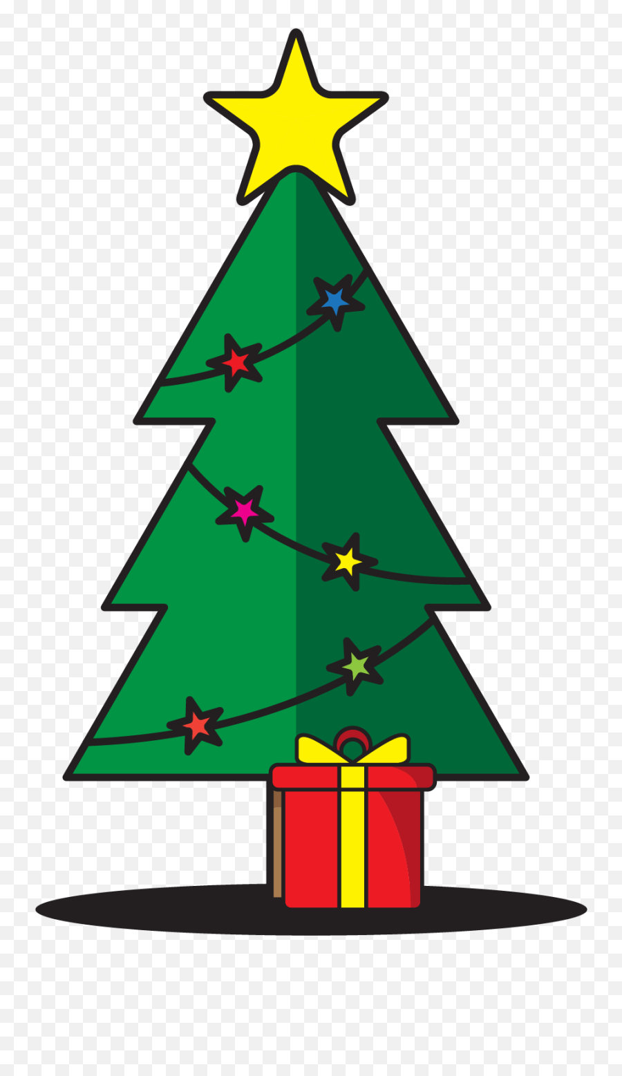 Tree Christmas And Gift Icon Graphic By Themagicboxart - Christmas Day Png,Free Gift Icon