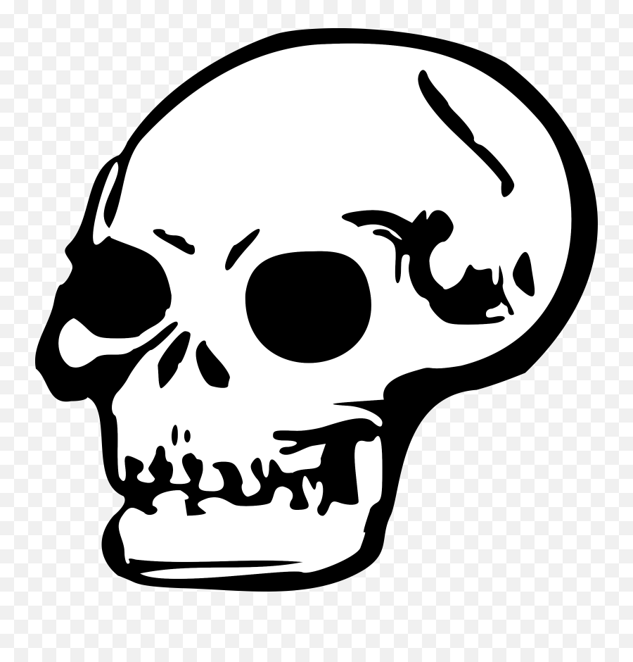 Free Halloween Skull Png Download - Clip Art Skull Png,Cartoon Skull Png