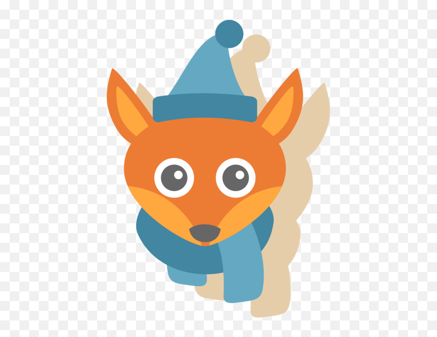 Headgear Hat Cartoon Fox For Christmas - 1700x1738 Fictional Character Png,Fox Icon Free