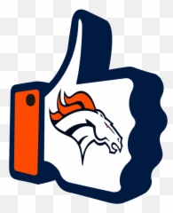 Nfl Logo Denver Broncos Svg Vector - Like Facebook Full Hd png