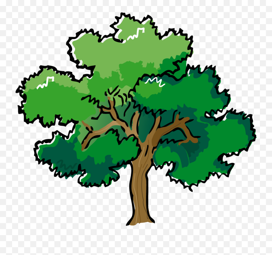 Forest Trees Clip Art Free Clipart Images - Clipartbarn Trees Drawing With Color Png,Forest Trees Png