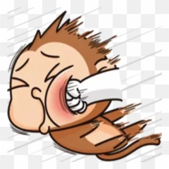 Naughty Monkey - Stickers for WhatsApp png