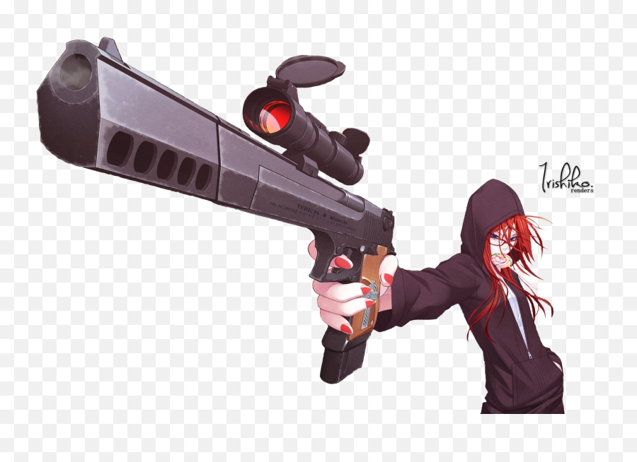 Download Book Of Life Art Girl Anime Girls Guns Hand Png With Gun