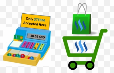 Created Using Steemit Logo And Ms Powerpoint Clipart - Cash Register Art png