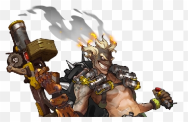 Junkrat Should Have A Golden Rip - Overwatch Character Art Transparent Png,Junkrat Png