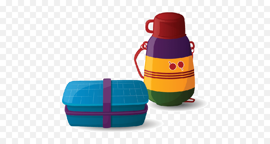 Thermos Bottle Clipart Png - Lunchbox And Water Bottle Clipart,Water Bottle Clipart Png