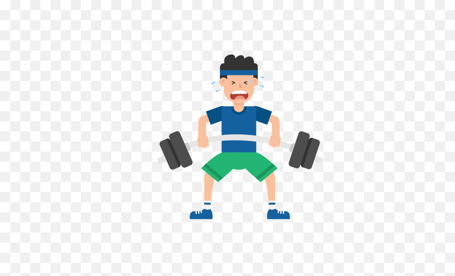 Cartoon Barbell Transparent Png - Weight Lifting Clipart,Barbell Png