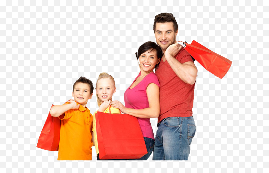 Family Shopping Png Clipart - Family Shopping Png,Family Clipart Png