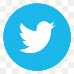 Rounded Twitter Logo Icon Png Hd - Skype For Email Signature