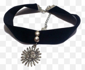 Itgirl Shop Sun Velvet Choker Aesthetic - Aesthetic Sun Choker Png,Choker Png